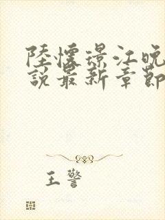 陆怀璟江晚吟小说最新章节列表