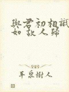 与君初相识 犹如 故人归