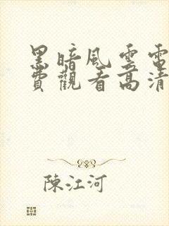 黑暗风云电影免费观看高清