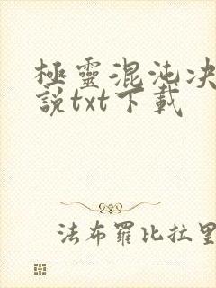 极灵混沌决 小说txt下载