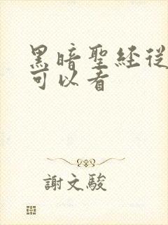 黑暗圣经从哪里可以看