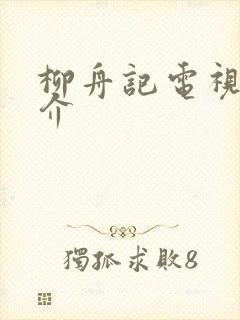 柳舟记电视剧简介封面