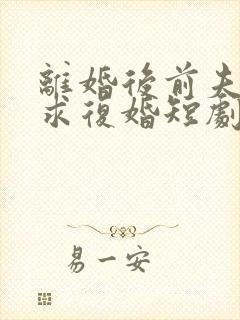 离婚后前夫跪地求复婚短剧