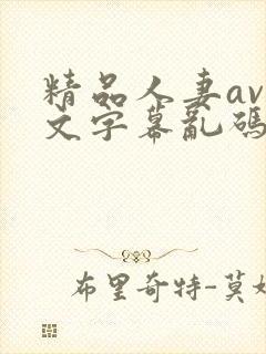 精品人妻av中文字幕乱码男同