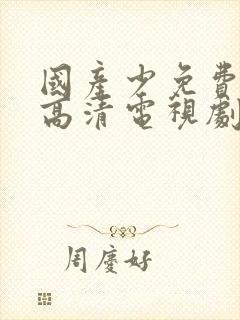 国产少免费观看高清电视剧封面