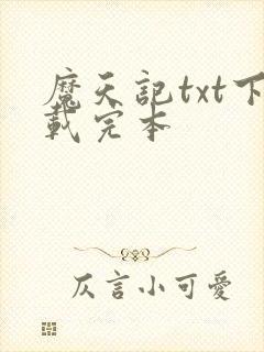 魔天记txt下载完本