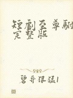 短剧至尊驸马爷完整版