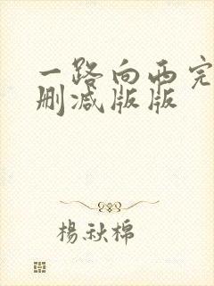 一路向西完整未删减版版