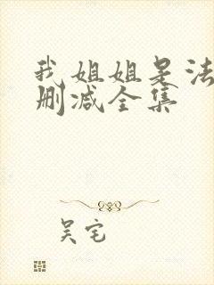 我姐姐是法官无删减全集封面