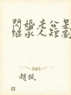 闪婚老公是豪门继承人短剧