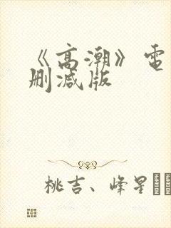 《高潮》电影无删减版封面