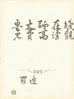 鲁大师在线播放免费高清观看视频