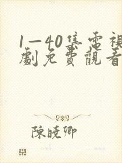 1—40集电视剧免费观看60集