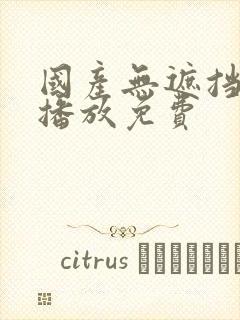 国产无遮挡在线播放免费