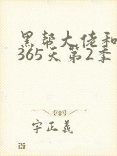 黑帮大佬和我的365天第2季