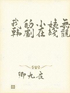 我的小姨无删减韩剧在线观看封面