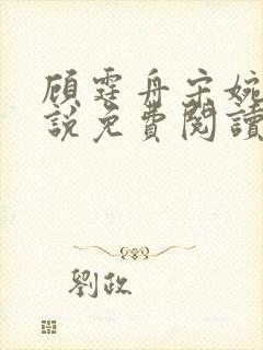 顾霆舟宋婉清小说免费阅读最新章节