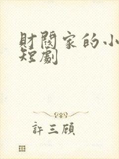 财阀家的小儿子短剧封面