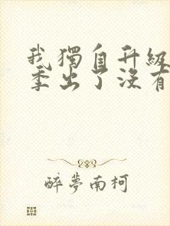 我独自升级第3季出了没有封面