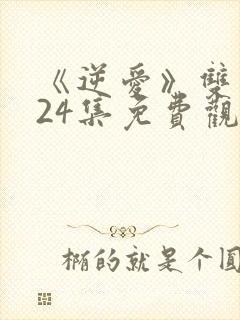 《逆爱》双男主24集免费观看在哪里可