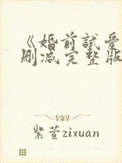 《婚前试爱》未删减完整版