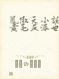 凤傲天小说里的黄毛反派也想幸福在哪看