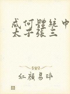 成何体统中的小太子张三