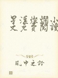 星汉灿烂小说全文免费阅读