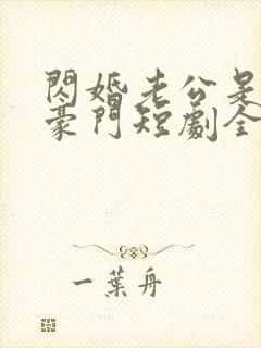 闪婚老公是超级豪门短剧全集封面