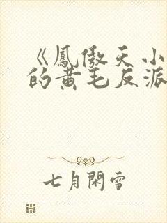 《凤傲天小说里的黄毛反派也想幸福》