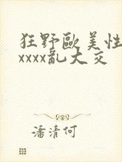 狂野欧美性猛交xxxx乱大交