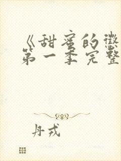 《甜蜜的惩罚》第一季完整免费观看