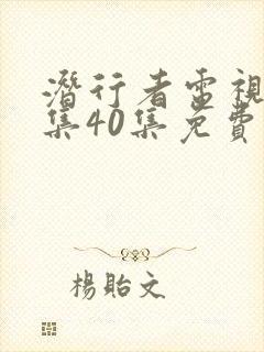 潜行者电视剧全集40集免费观看