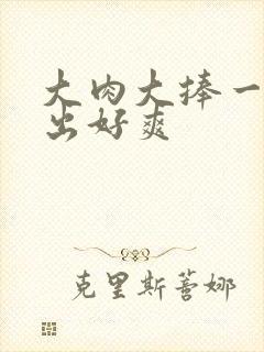 大肉大捧一进一出好爽