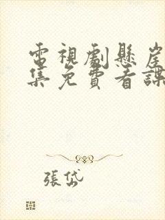 电视剧悬崖40集免费看谍战网封面