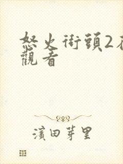 怒火街头2在线观看