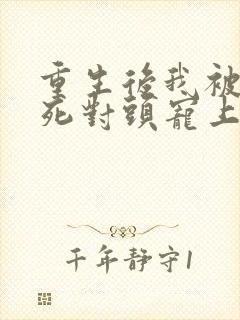 重生后我被渣男死对头宠上天短剧