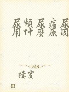 尿频尿痛尿不尽用什么原因引起的