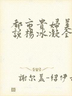 都市贵妇美腿小说杨冰凝全文阅读封面