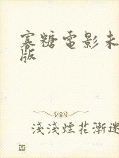 寡糖电影未删减版