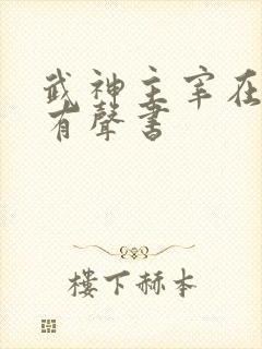 武神主宰在线听有声书