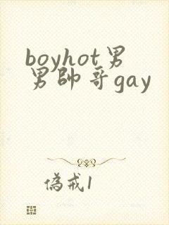 boyhot男男帅哥gay