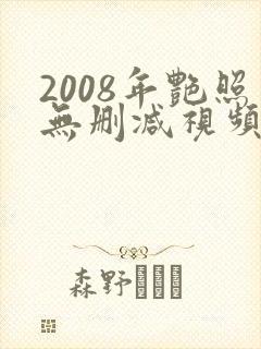 2008年艳照无删减视频封面