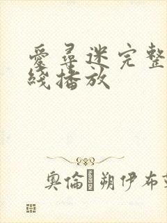 爱寻迷完整版在线播放