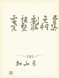 电视剧免费观看完整版49集封面