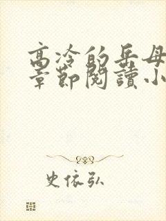 高冷的岳母最新章节阅读小说