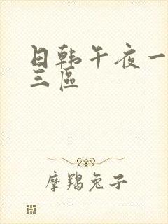 日韩午夜一区二三区