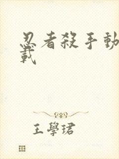 忍者杀手动漫下载封面