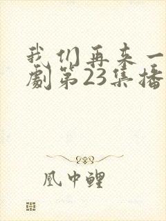 我们再来一次日剧第23集播放