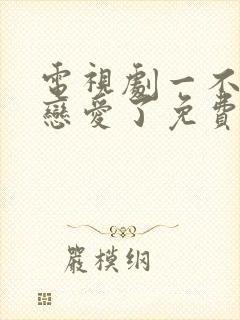 电视剧一不小心恋爱了免费观看封面